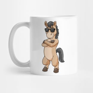 Horse with Sunglasses Mug